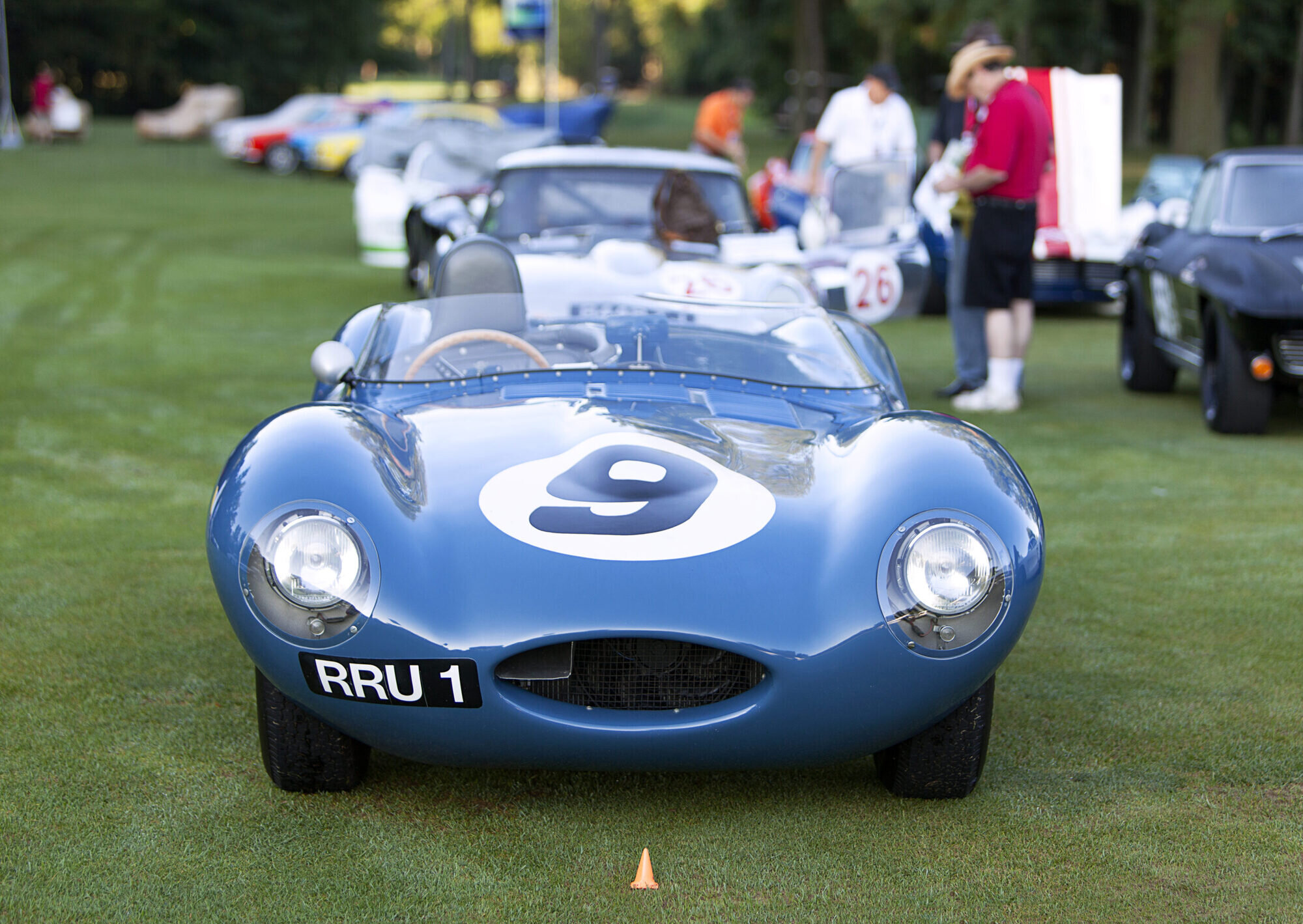 Plymouth,-,July,29,:,A,Vintage,Jaguar,Race,Car