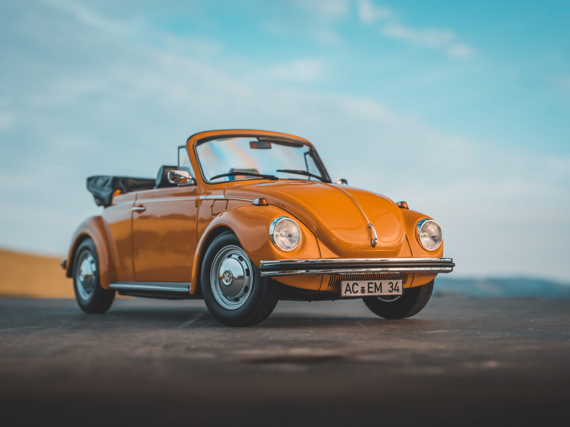 Nitra,,Slovakia,-,Juny,19,2019:,Scale,Model,Volkswagen,Beetle