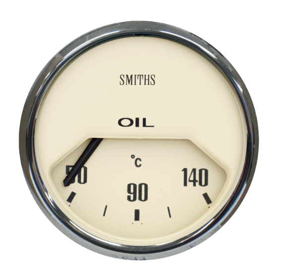 Classic SMITHS Magnolia Electrical Mm Oil Temperature Gauge Caerbont Automotive Instruments