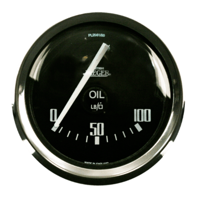 Triumph TR2 oil pressure gauge