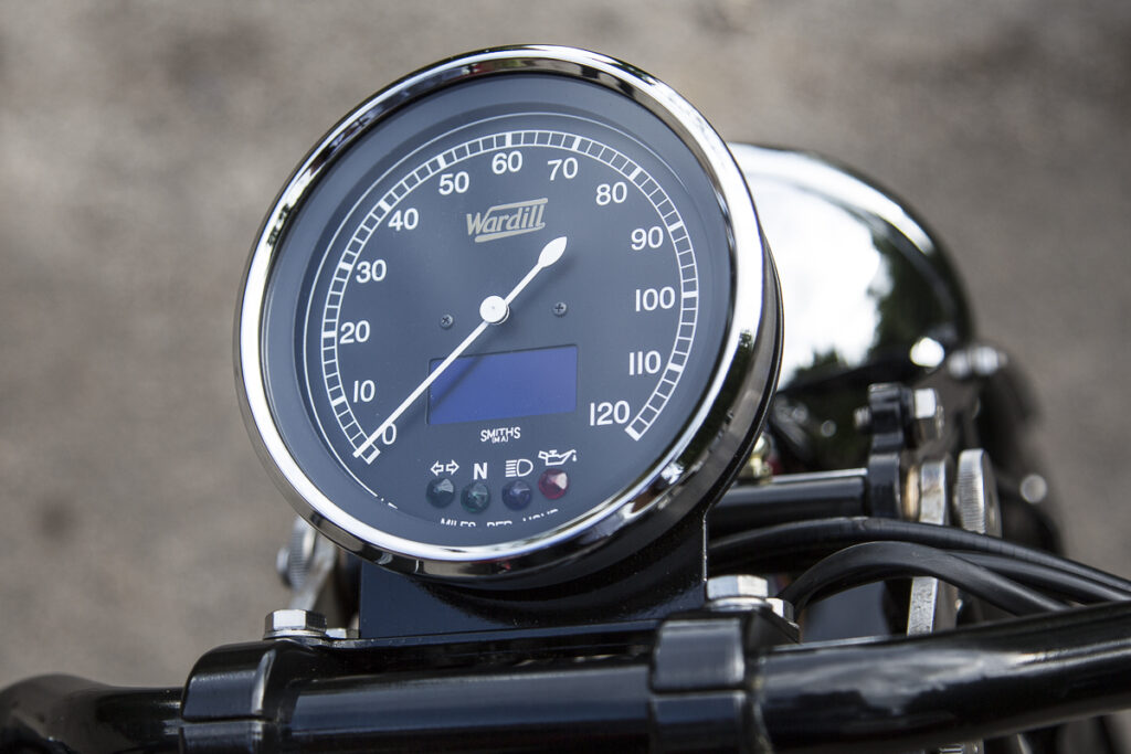 The prototype Wardill 4 Speedometer