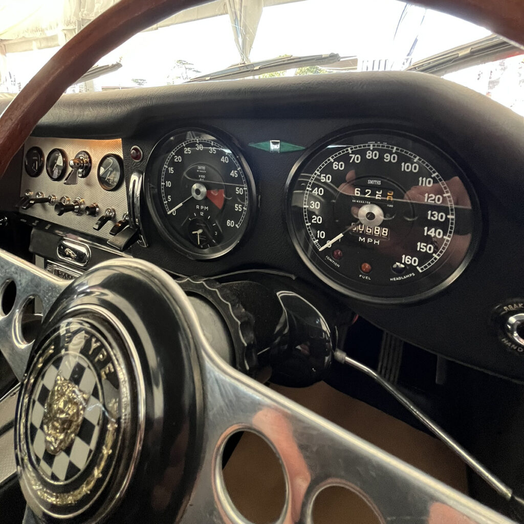 A Jaguar E-Type Dashboard