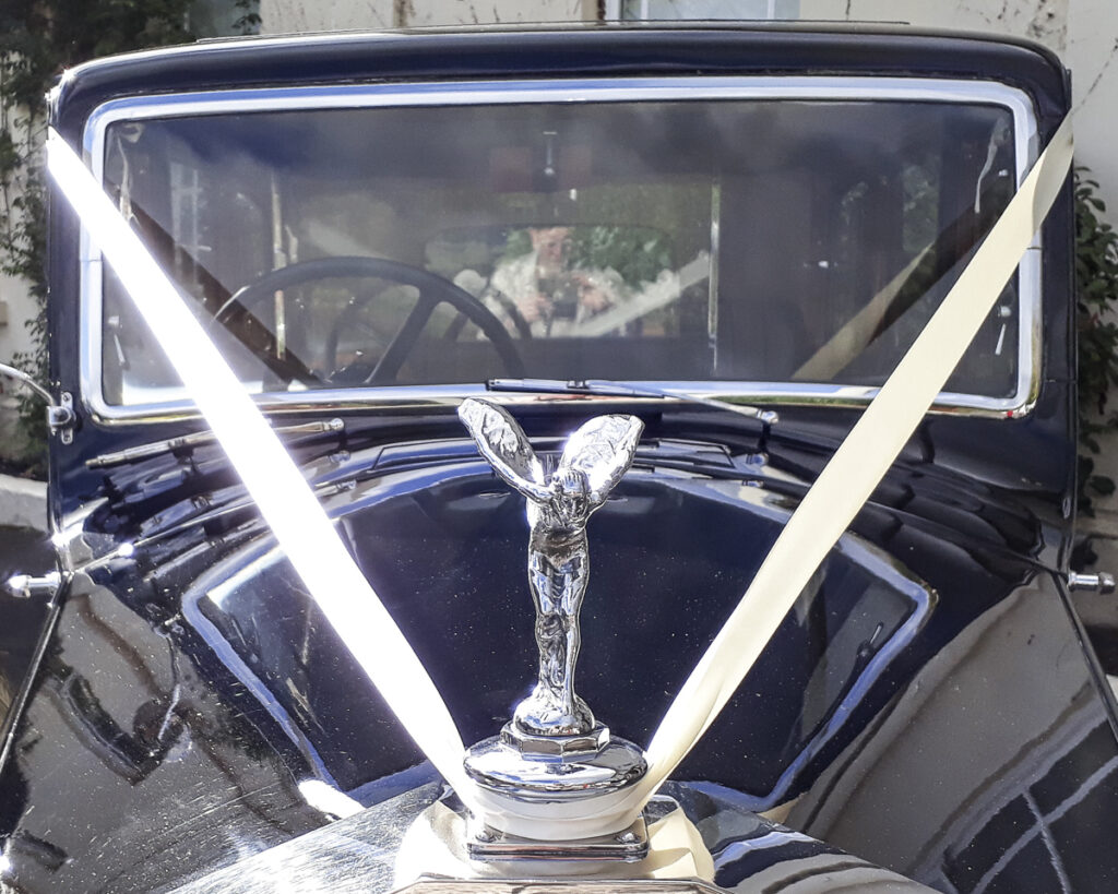 The Spirit of Ecstasy on a 1936 Rolls-Royce 25/30